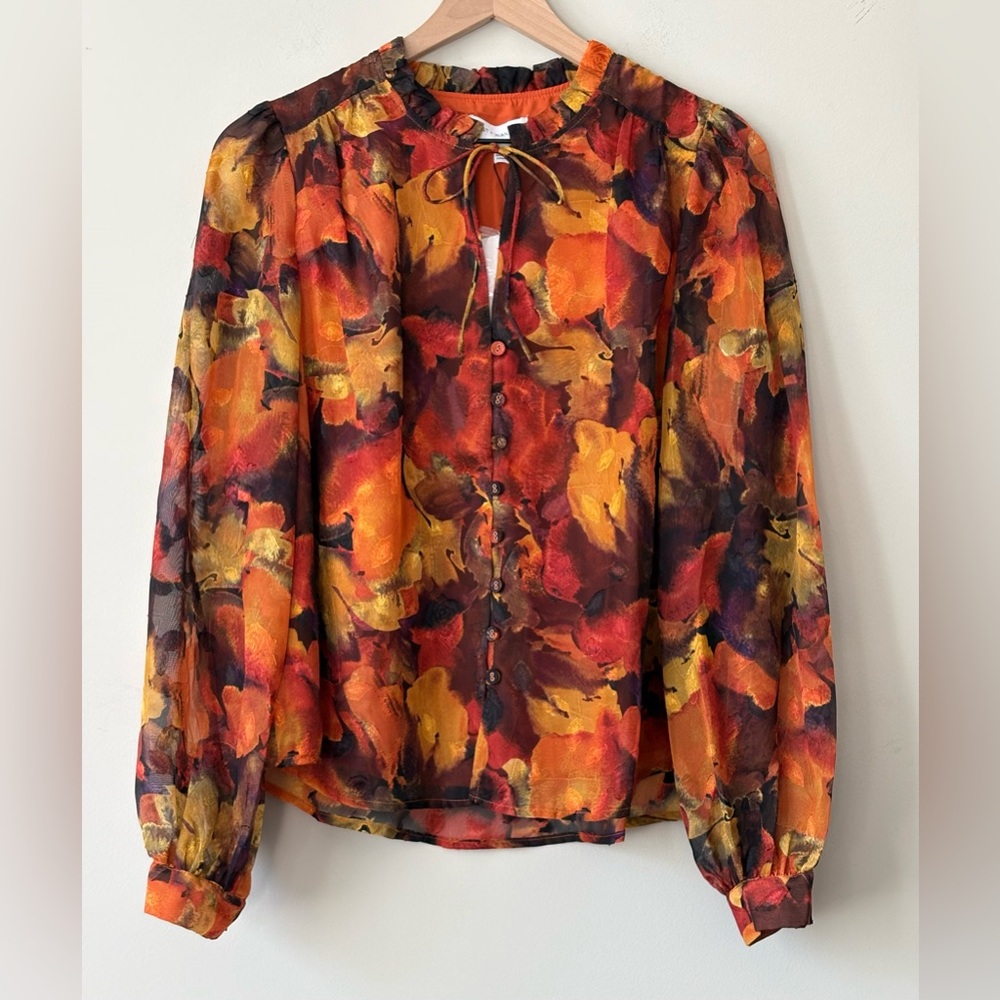 NWT Lost Wander Surreal Blouse